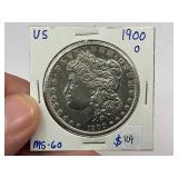 1900-O Morgan Silver Dollar