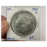 1904-O Morgan Silver Dollar