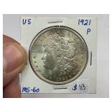 1921 Morgan Silver Dollar