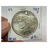 1923 Silver Peace Dollar