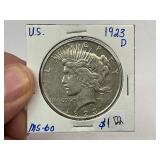 1923-D Silver Peace Dollar