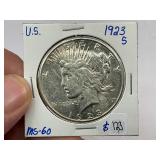 1923-S Silver Peace Dollar