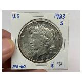 1923-S Silver Peace Dollar