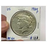 1924 Silver Peace Dollar