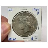 1925 Silver Peace Dollar