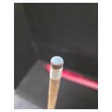 Vintage Pool Cue with dark red case