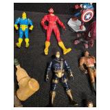 Marvel and DC action Figures