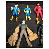 Marvel and DC action Figures