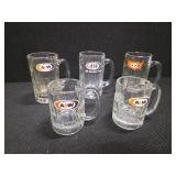5 A & W Glass Mugs