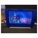 SUPERMAN Flat Screen Motion Lamp WITH BOX!! Functions perfectly!