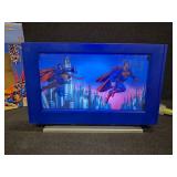 SUPERMAN Flat Screen Motion Lamp WITH BOX!! Functions perfectly!