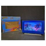 SUPERMAN Flat Screen Motion Lamp WITH BOX!! Functions perfectly!