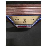 VINTAGE Pepsi Hanover Wood Frame Wall - Clock