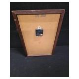 VINTAGE Pepsi Hanover Wood Frame Wall - Clock