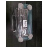 16"-Tall POLISH Taper-down Rectangular Glass Vase