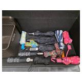 Tote full of 13 umbrellas