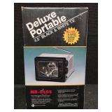 MultiTech MB-0405 Deluxe Portable 4.5" Black & White T.V. - New and in-box. Works perfectly