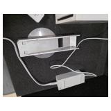 Nintendo Wii console with a Wii Balance Board and various accessories