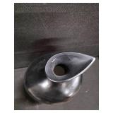 23" tall Mexican Black Pitcher-style Ceramic VASE