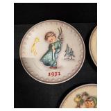 Five Vintage Hummel Plates. 