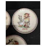Five Vintage Hummel Plates. 