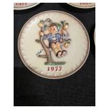 Five Vintage Hummel Plates. 