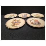 Five Vintage Hummel Plates. 