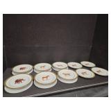 VALUABLE 16-Piece Royal Gallery Gold Buffet Salad Plate Set