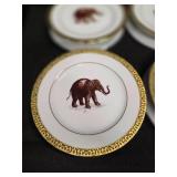 VALUABLE 16-Piece Royal Gallery Gold Buffet Salad Plate Set