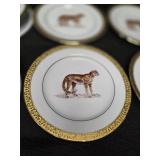 VALUABLE 16-Piece Royal Gallery Gold Buffet Salad Plate Set