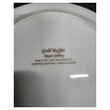 VALUABLE 16-Piece Royal Gallery Gold Buffet Salad Plate Set