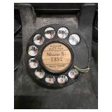 Mid-20th Century Rotary Dial Telephone - Apparently belonged to the BENSON Funeral home in Northfield Minnesota