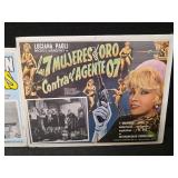 2 VINTAGE Mexican Movie Lobby Cards