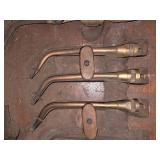 MASSIVE Assortment of (mostly) OXWELL Acetylene Welding and Cutting Torch Tips, Gauges and Pressure Regulators, Torch Handles, and other Welding Components and Equipment