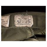 Vintage US Military Field Cap Hot Weather OG-106 Baseball Hat Size 6 7/8 Vietnam