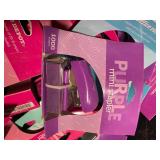 Assortment of 99 mini desktop staplers, in 4 different colors