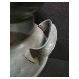 Vintage metal Milk Can decorated with an American Eagle Motif