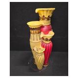 Decorative, multi-tiered set of large vases designed to look like a fountain - elaborate Candle Holder