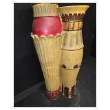 Decorative, multi-tiered set of large vases designed to look like a fountain - elaborate Candle Holder