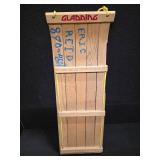 Gladding Wooden Toboggan Sled.