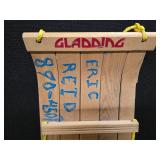 Gladding Wooden Toboggan Sled.