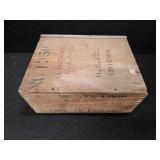 .22 LRHP (Long Rifle Hollow Point) Vintage Wooden Crate for storing Ammunition.