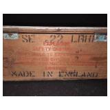 .22 LRHP (Long Rifle Hollow Point) Vintage Wooden Crate for storing Ammunition.
