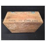.22 LRHP (Long Rifle Hollow Point) Vintage Wooden Crate for storing Ammunition.