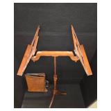 Antique / Vintage ALDEN LEE Double Music Stand with Bag.