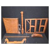 Antique / Vintage ALDEN LEE Double Music Stand with Bag.
