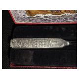 Vintage collectible Viking-inspired Konge Tinn Royal Pewter Fork