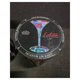 2 Decorative Martini Glasses from the Lolita "Love My Martini" collection, new in box!