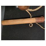 M&M Two RARE Vintage Antique Traditional Handcrafted Bamboo Blowdart Quivers