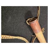 M&M Two RARE Vintage Antique Traditional Handcrafted Bamboo Blowdart Quivers